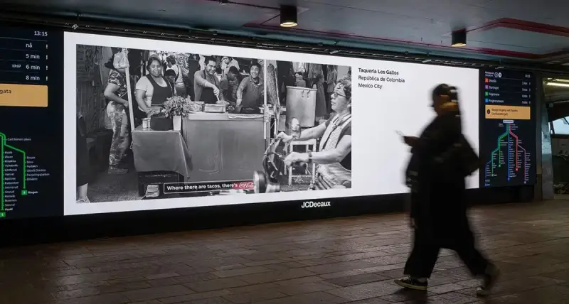 coca cola campaign with tacos