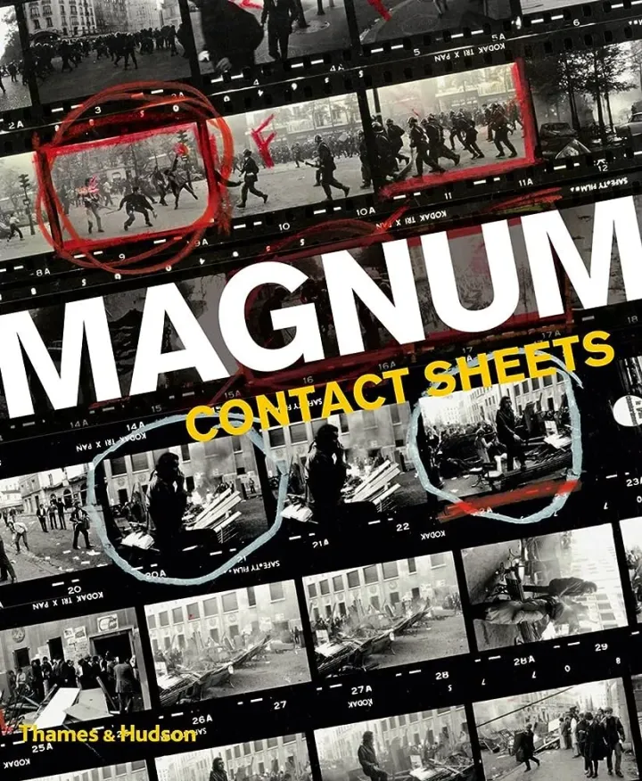Contact sheets photography book by magnum