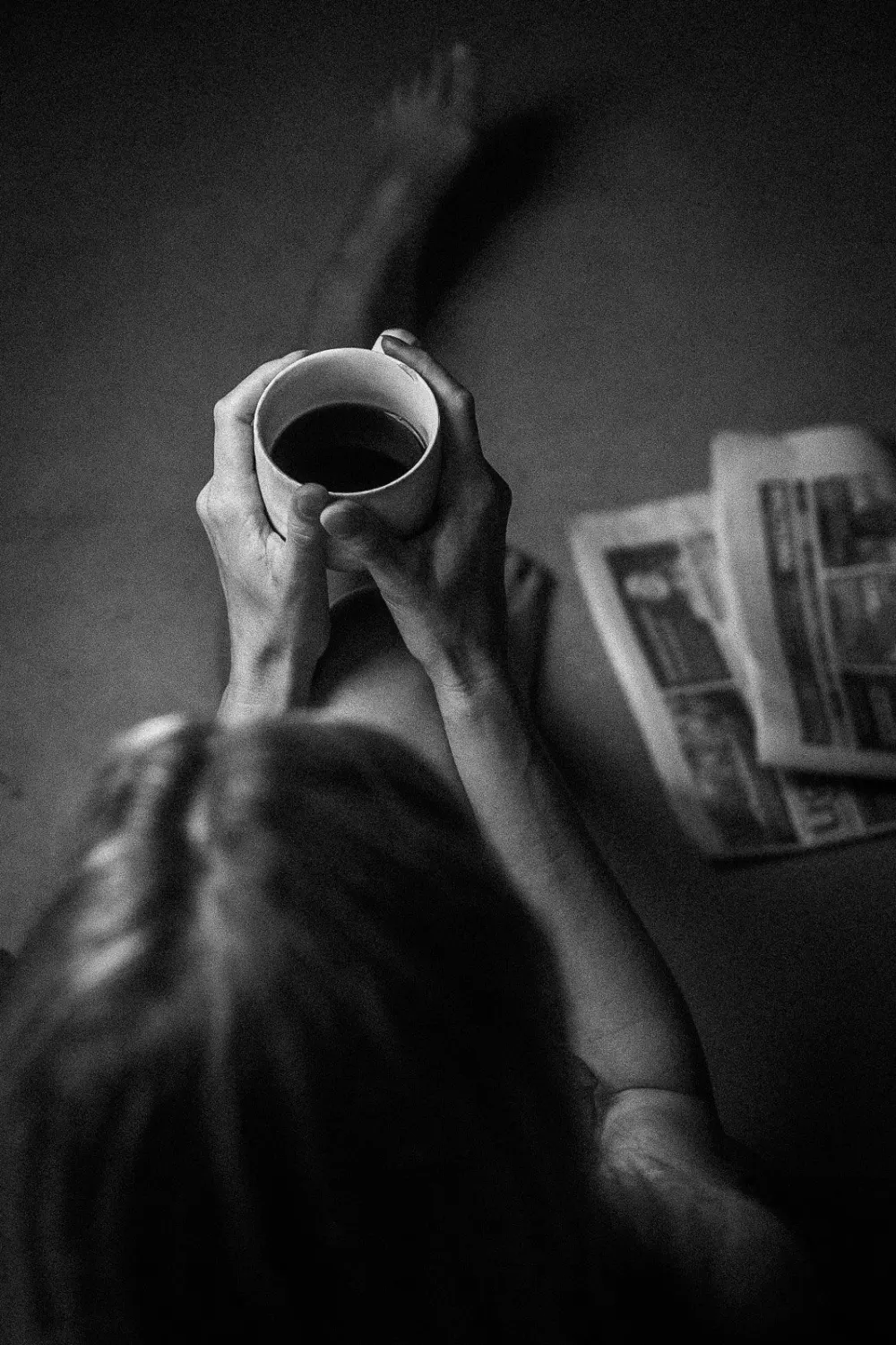 black and white portrait photography